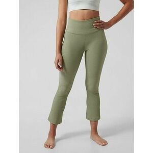 Athleta Elation Ribbed Crop Flare Pants size XL New With Tags
